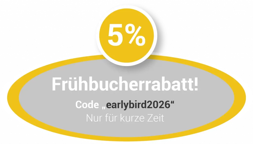 Frühbucherrabatt 2026