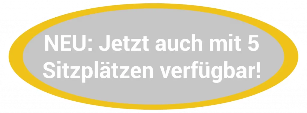 Icon header 5 Sitzplätze