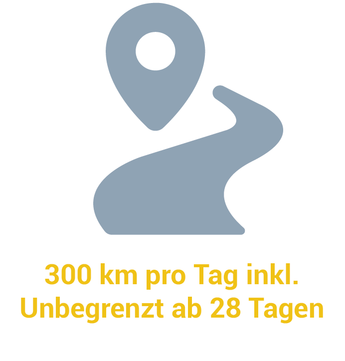 300 km inkl. pro Tag