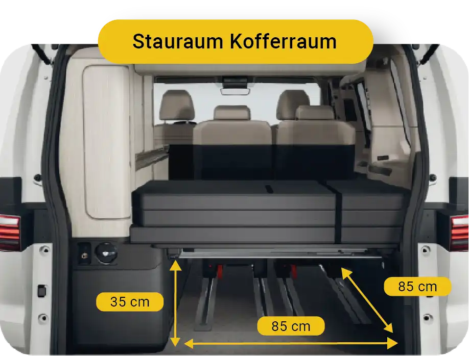 VW T7 Ocean Kofferraum