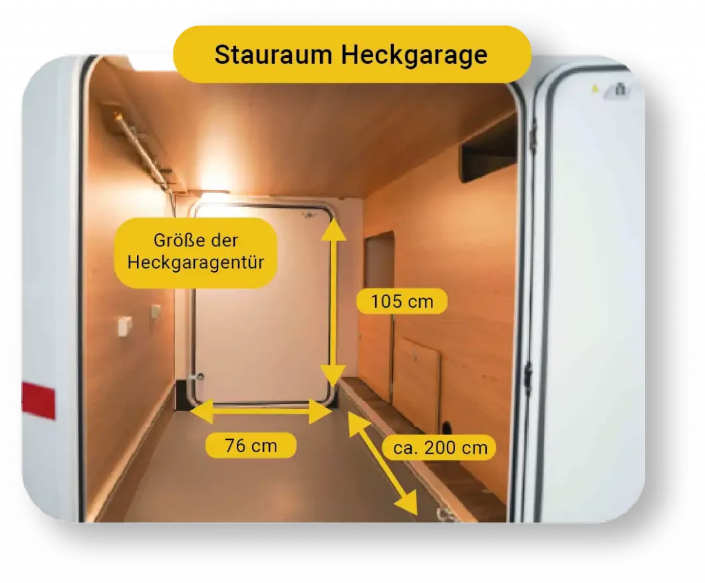 LMC Cruiser Heckgarage
