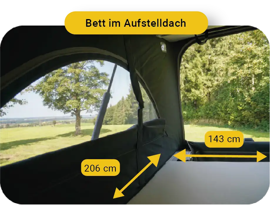 Carado CV600 Aufstelldach