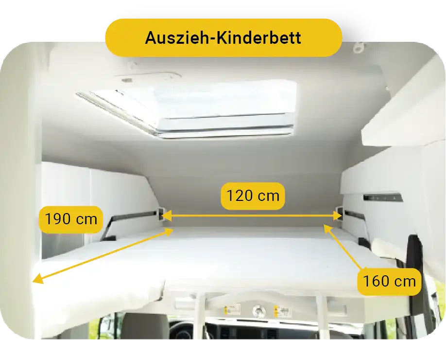 Grand California 600 Kinderbett