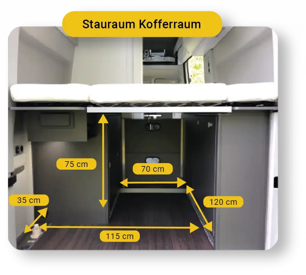Grand California 600 Kofferraum