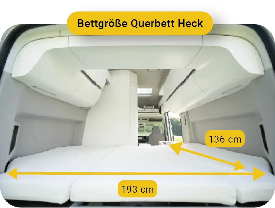 Grand California 600 Querbett