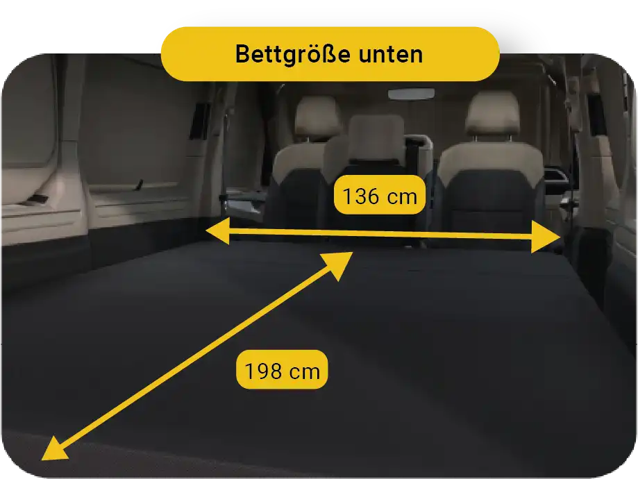 T7 California Beach Bettgröße unten